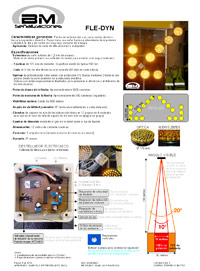 Especificaciones de Flecha con Leds D&iacute;a y Noche