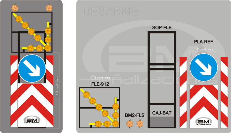 Accesorios Panel Desv&iacute;o