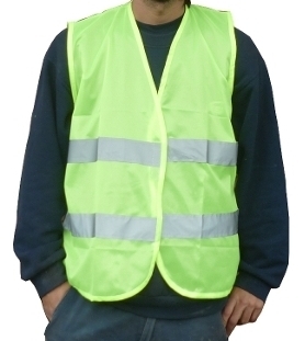 Chaleco reglamentario tela color CHR-AMA